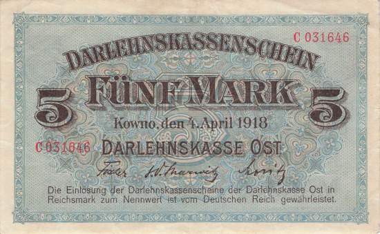 ro. 467 C 5 Mark 1918